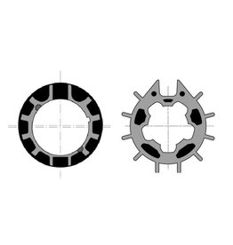 Somfy Adaptieset tbv as Imbac Ø 70 mm met doekgleuf