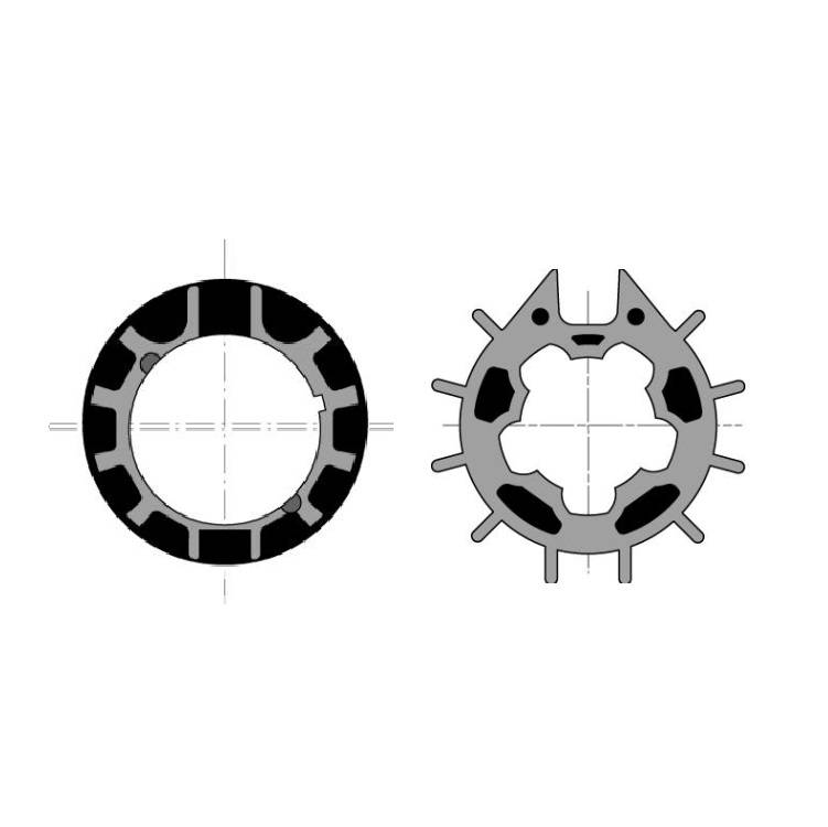 Somfy Adaptieset tbv as Imbac Ø 70 mm met doekgleuf