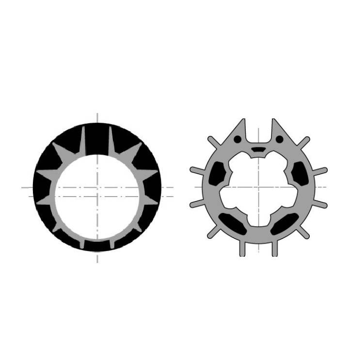 Somfy Adaptieset Ø 70x0,8 mm - LT50 en T5