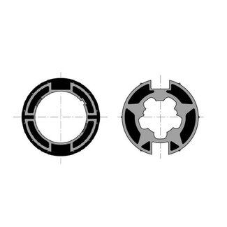 Somfy Kit d'adaptation pour Axe Luxaflex Ø 70 mm