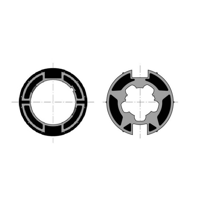 Somfy Kit d'adaptation pour Axe Luxaflex Ø 70 mm