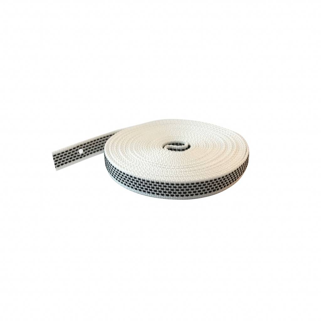Selve Optrekband 14 mm, 7 meter in grijs, zwart/wit of bruin, foto 3 van 6