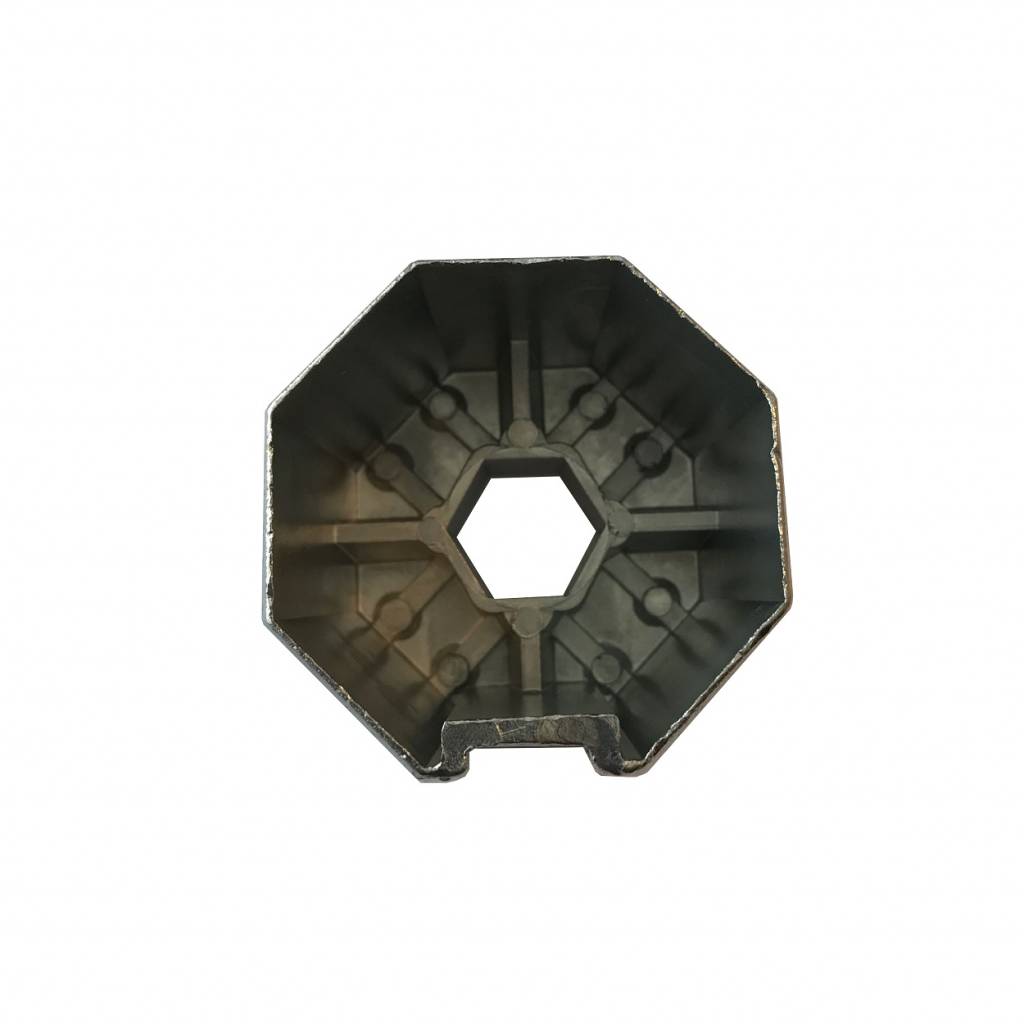 Selve asprop 8 kant 60 aluminium tbv bandvertrager, foto 3 van 4