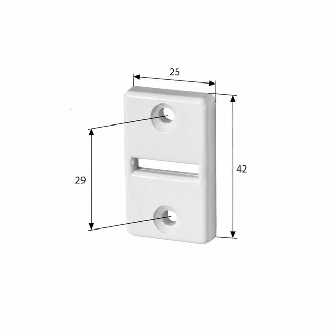 Heroal Guide de sangle en plastique