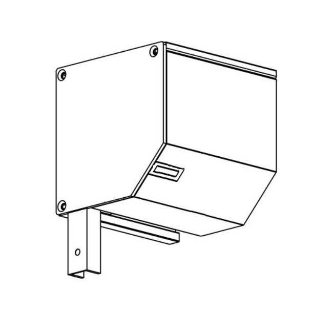 Heroal Strap guide plastic white or black