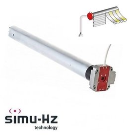 Simu T5 DMI Hz buismotor met geïntegreerde ontvanger en noodhandbediening