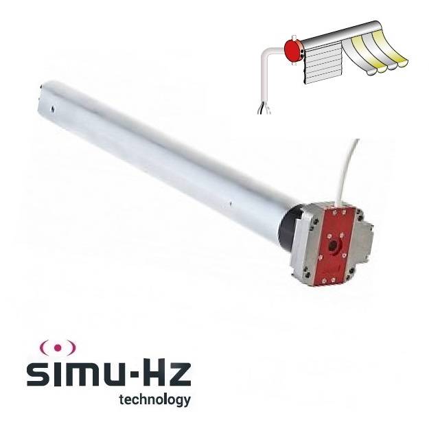 Simu T5 DMI Hz buismotor met geïntegreerde ontvanger en noodhandbediening, foto 2 van 4