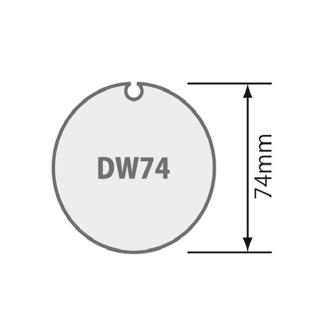Somfy Adaptionsset für Dohner Achse/Welle Ø 74 mm mit Tuchschlitz