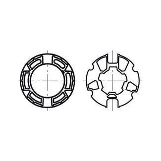 Somfy Adaption set for Dohner axle/Shaft Ø 74 mm