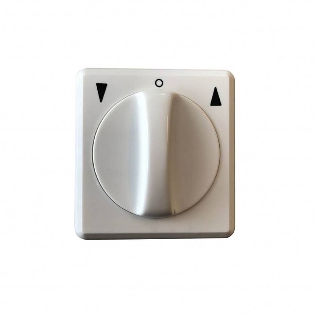 Geba Interrupteur rotatif pour montage en saillie KNA 2T/1 - unipolaire - blanc