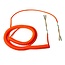 Huismerk Spiral cable long, 5-core, orange