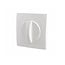 Geba Built-in rotary switch - single pole - white