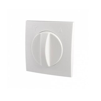 Geba Built-in rotary switch - double-pole - white