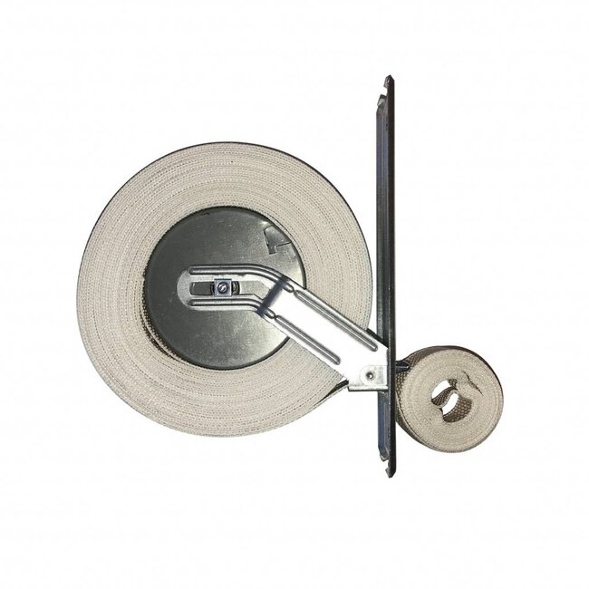 Selve Built-in Strap winder, 12 m, cover plate 199x54 mm, colour white
