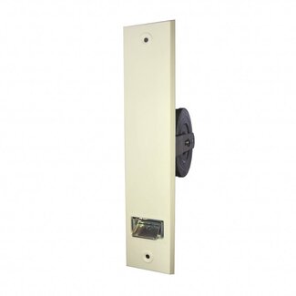 Selve Built-in strap winder, 12 metres, cover plate 248 x 54 mm, colour: white