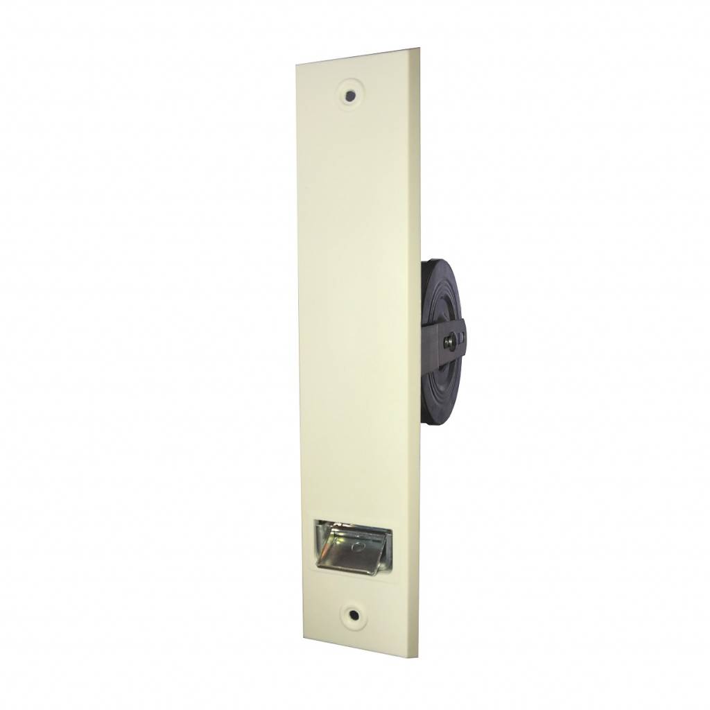 Selve Bandopwinder inbouw, 12 mtr, dekplaat 248x54 mm, kleur wit