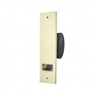 Selve Enrouleur de sangle Intégré, 13,5 m, plaque de recouvrement 221x54 mm, couleur blanche