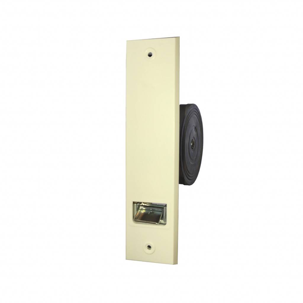 Selve Bandopwinder inbouw, 13,5 mtr, dekplaat 221x54 mm, kleur wit