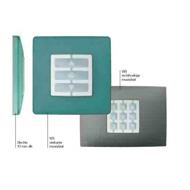 Nice Niceway Opla-S Quadratischer Wandhalter