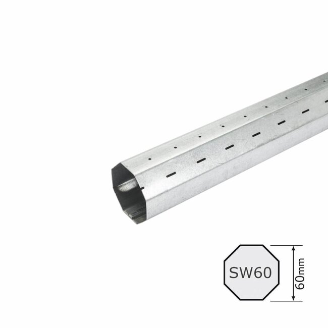 Huismerk Steel 8-sided roller shutter Axle/Shaft