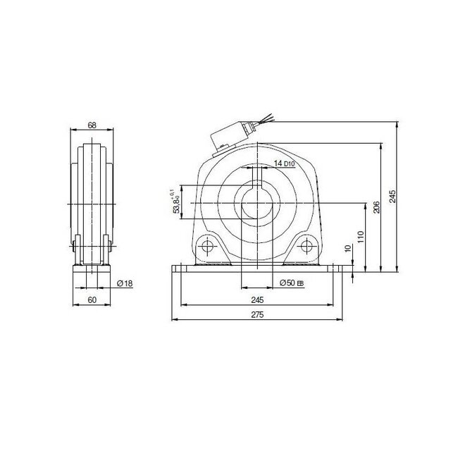 GMF Palier de protection/trappe à rouleaux FV 110