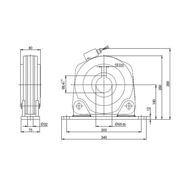 GMF Rollenschutz-/Ventillager FV 200