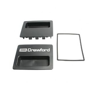 Crawford Drücker/Fußplatte Crawford 542 Sektionaltor, mit Logo