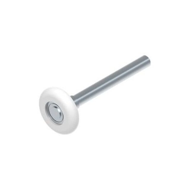 Running wheel stainless steel short, Axle/Shaft Ø 11 mm, length 118 mm