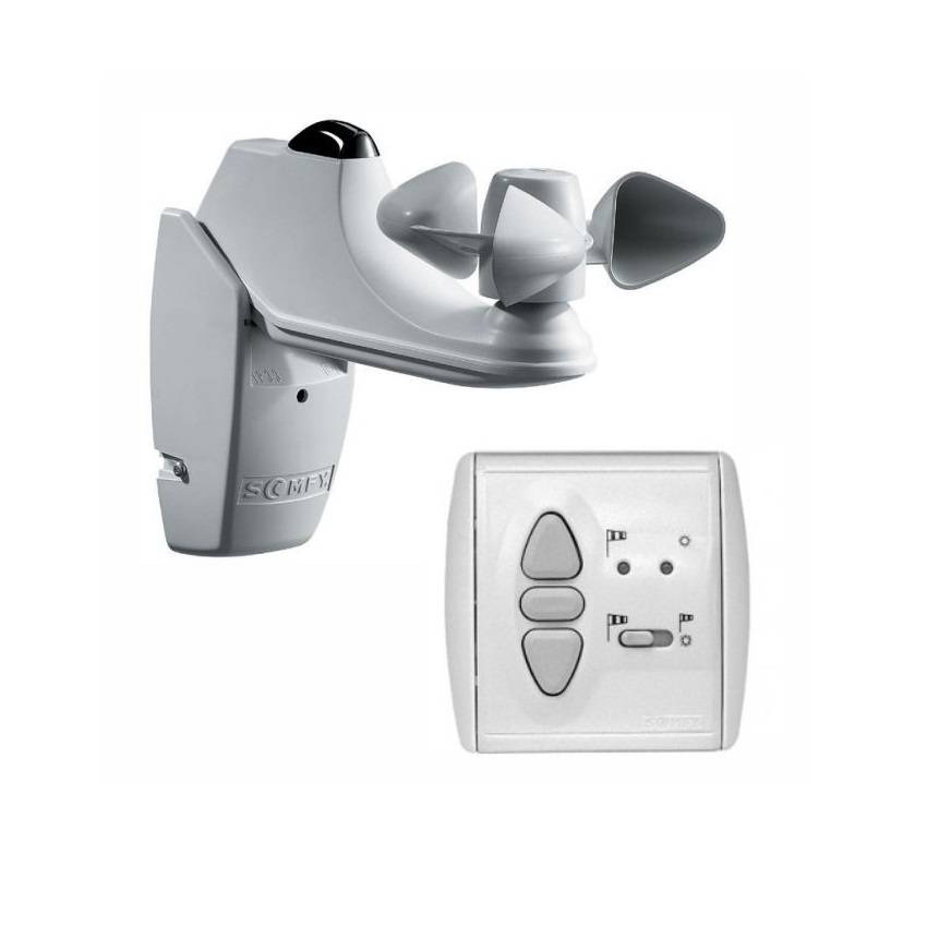 Somfy Soliris zon- en windautomaat set