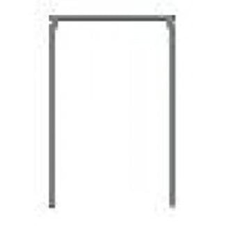 Huismerk Obere Schiene Plissee-Tür