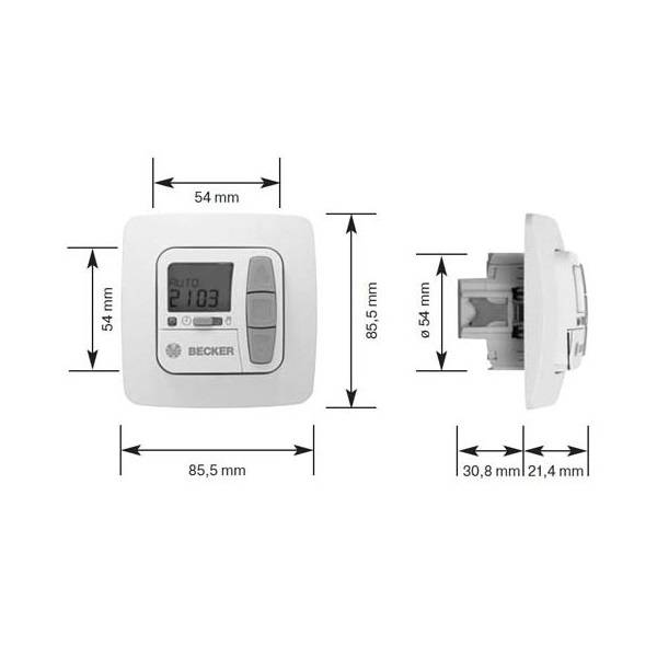 Becker Inbouw tijdklok TimeControl TC52