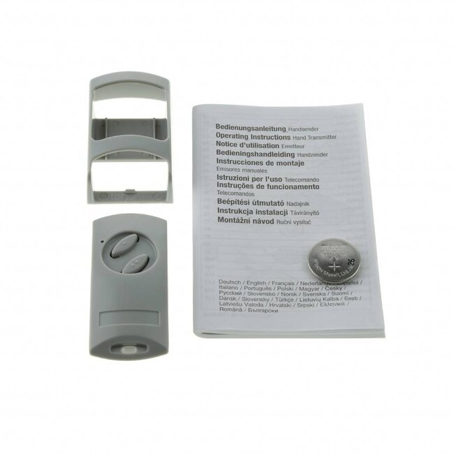 Schartec Radio knop 433 MHz voor garagedeur aandrijving Move & prime draadloze drukknop voor garagedeur – binnenknop – toets 433.92 button
