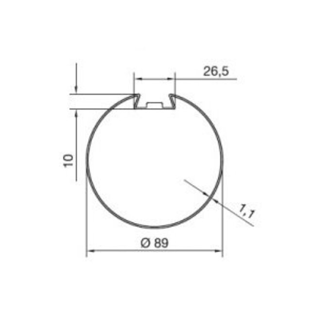Nice Adaptieset M - Ø 89 mm