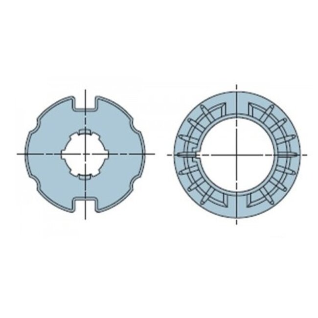 Kit d'adaptation M - Ø 78 mm fente pour tissu