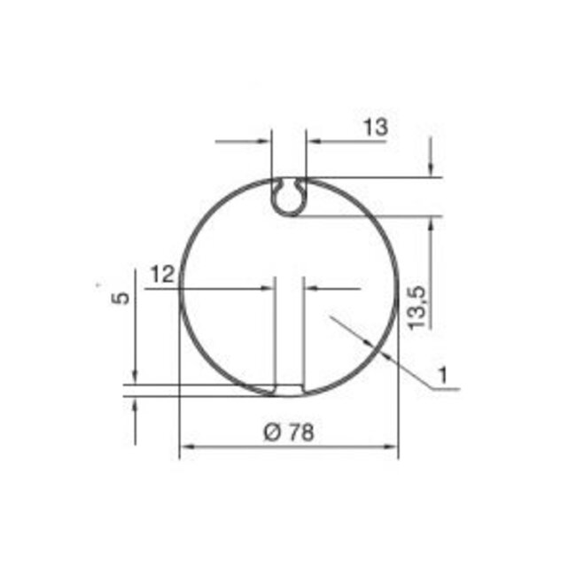 Nice Adaptieset M - Ø 78 mm doekgleuf