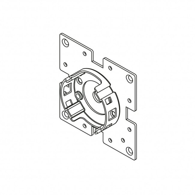 Support de moteur M compact avec bride 100x100