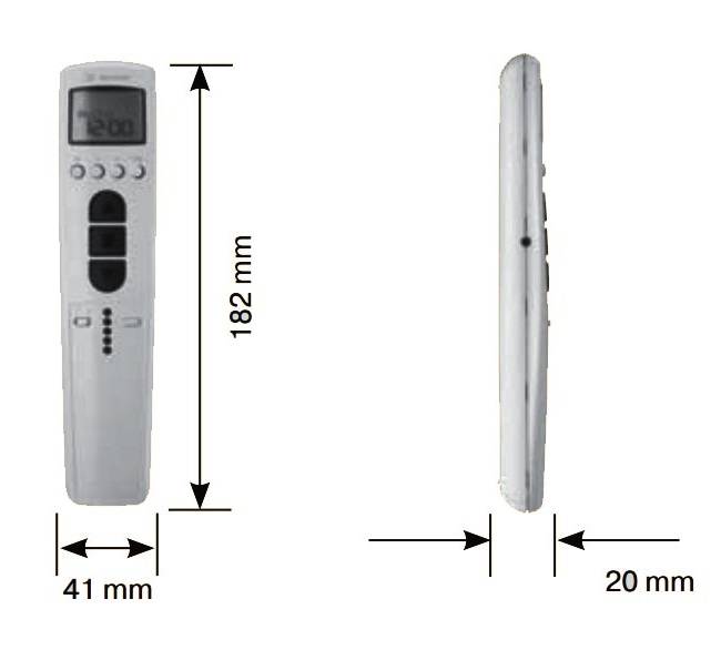 Becker Centronic II TimeControl TC445 II 5-kanaals handzender, foto 6 van 6
