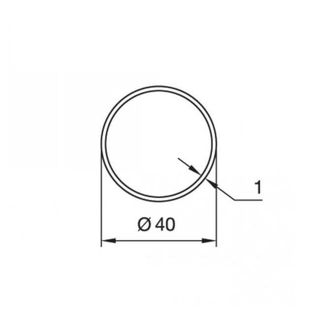 Nice Kit d'adaptation S - Ø 40x1.5 mm