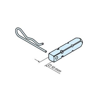 Becker Connecting element R 2 square 10 mm - R series motors