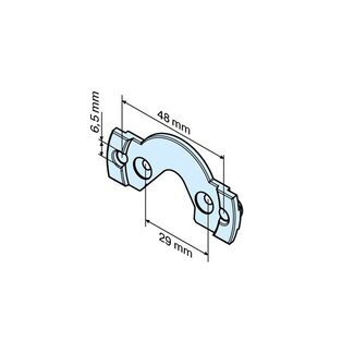 Becker Elément de connexion Mini-Lip P C-Plug - Moteur P5-P13