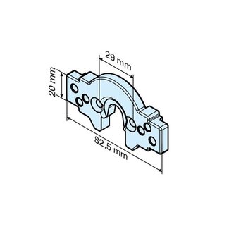 Becker Connection element B-lip R - R series motors