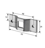 Selve Motorbeugel SP1 en SP2, M6