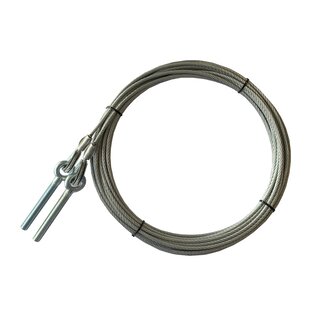 Huismerk Lifting cable 4 mm with stocking and M10 screw eye