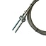 Lifting cable 4 mm with stocking and M10 screw eye