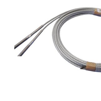 Nassau Lifting cable 4 mm with stainless steel M8 threaded rod