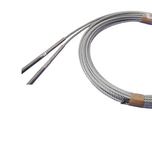 Nassau Hefkabel 5 mm met RVS M8 draadeind