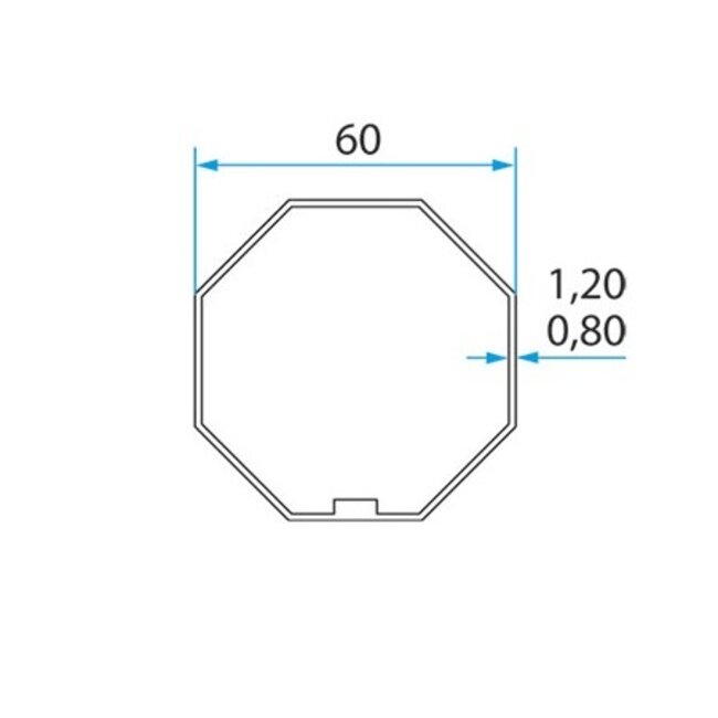 Faac Adaptieset 8 kant 60 - TM2 45