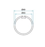 Faac Adaptieset Ø 50 - TM2 35