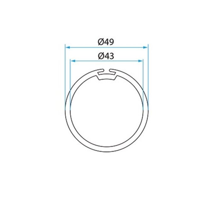 Faac Adaptieset Ø 50 - TM2 35