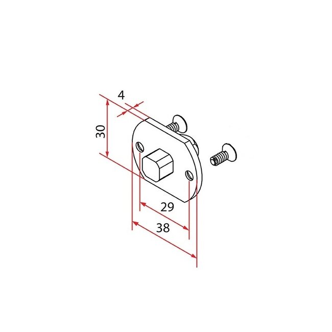 Faac Motornok TM2 35 - 10 mm
